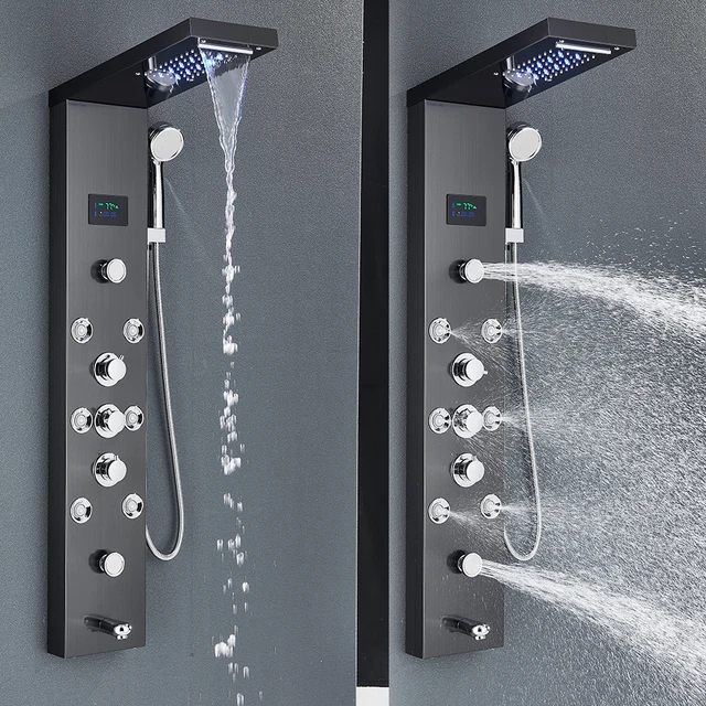 Luxury LED Shower Panel Tower