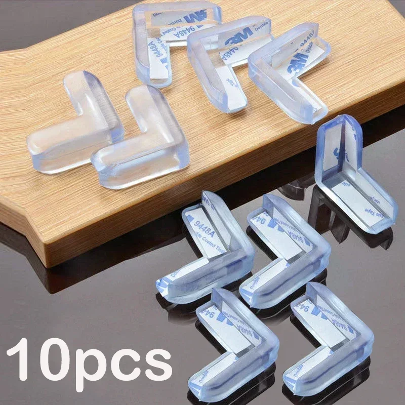 Table Corner Protector 10pcs Baby Safety Silicone Electric Socket Protection Children Anticollision Guards