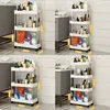 Must-Have 4-Layer Rolling Utility Cart – Waterproof, Space-Saving & Multipurpose For Bathroom, Kitchen & Living Room 6