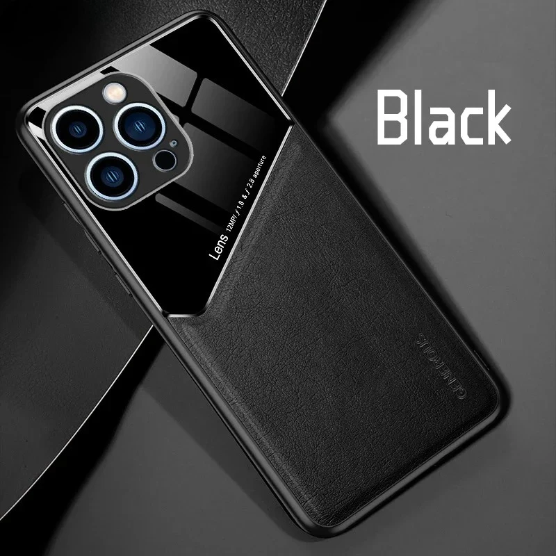 Luxury Business Leather Case with PU Magnetic Closure