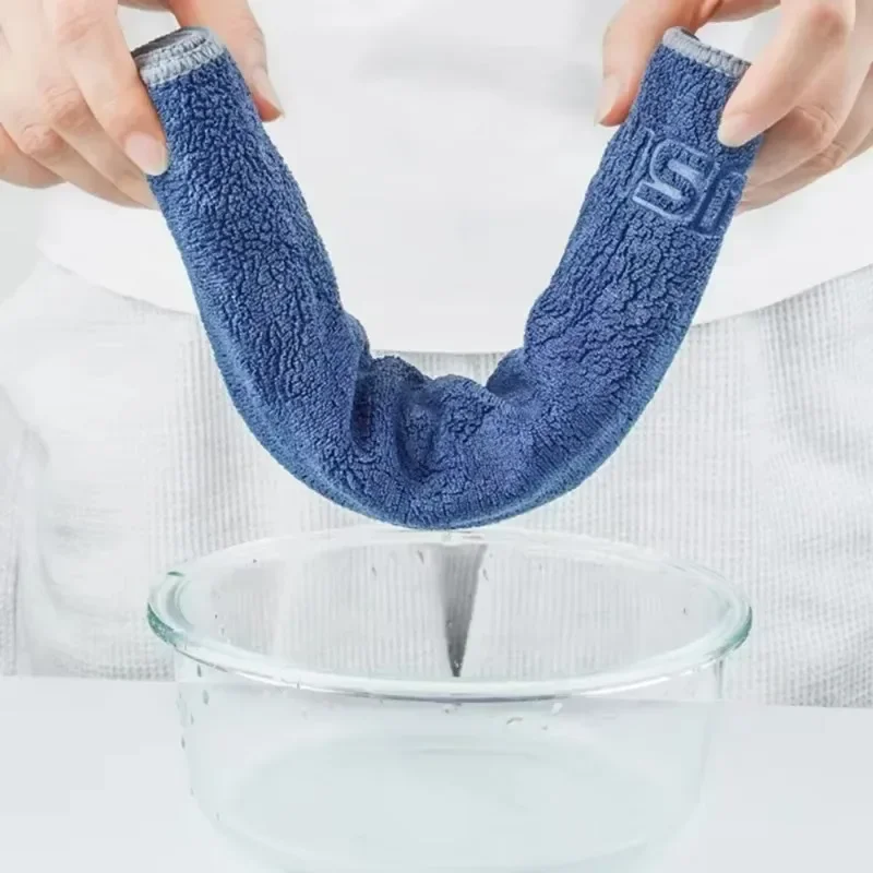 Microfiber Cleaning Towel Double-sided Drying Cloth Car Care Household Window Bathroom Cleaning 30/40/60/75cm