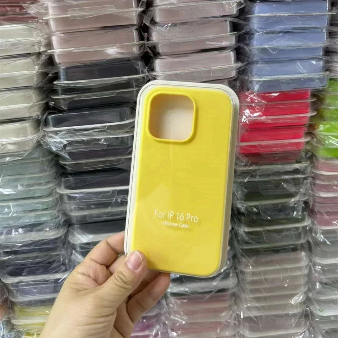 Premium Liquid Silicone Phone Case with Protective Box Cover