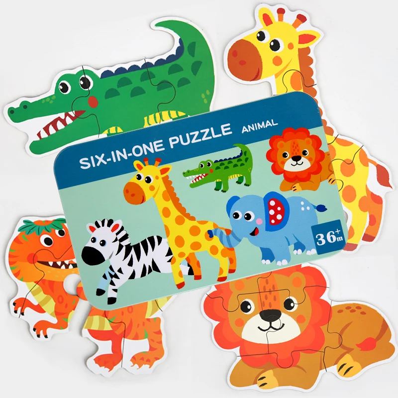 Wooden Puzzle Toys Montessori Toys for Baby 1 2 3 Years Old Alphabet Number Shape Matching Games
