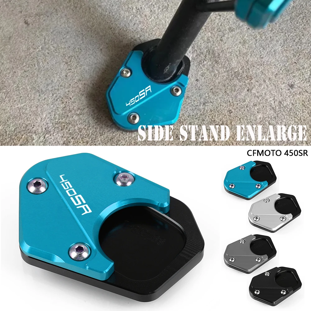 

Motorcycle FOR CFMOTO 450SR 450 SR 2022-2023-2024 Enlarge The Foot Support Base Side Stand Enlarge Kickstand Enlarge Plate