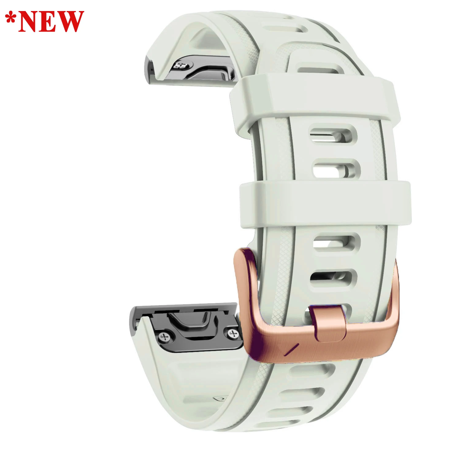 20mm Silicone QuickFit Replacement Watch Strap - Premium Adjustable Bracelet Band