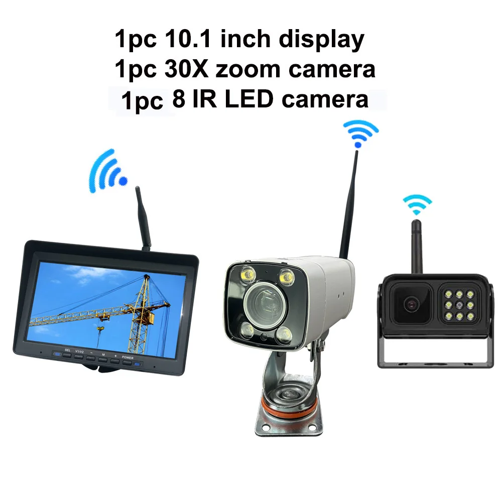 Crane Wireless Monitoring Camera High-Altitude Tower Zoom Amplification supports receiver key control zoom High-Definition Large outdoor security camera