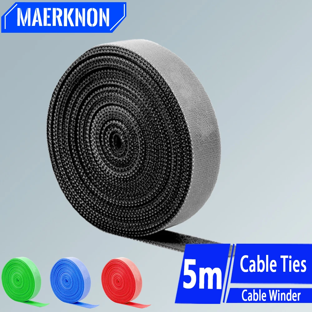 Cable Organizer Winder Ties Tearable Cable Management Data Wire Protector For Phone Mouse Earphone Holder Cord Protection
