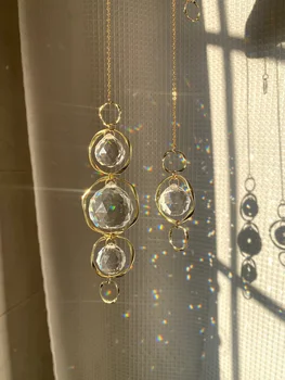 Crystal Suncatcher Rainbow Prism Hanging Decor 1