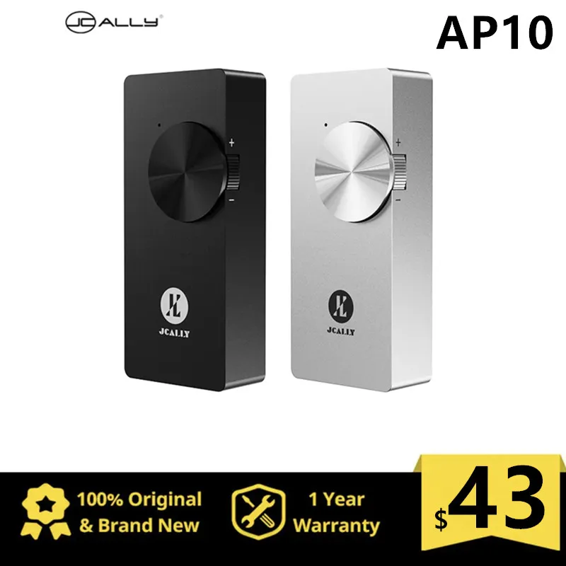 

JCALLY AP10 Portable DAC Amplifier With Dual CS43131 DAC Chip Phones AMP Supports 3.5mm/4.4mm Dual Output 32bit/384kHz DSD256
