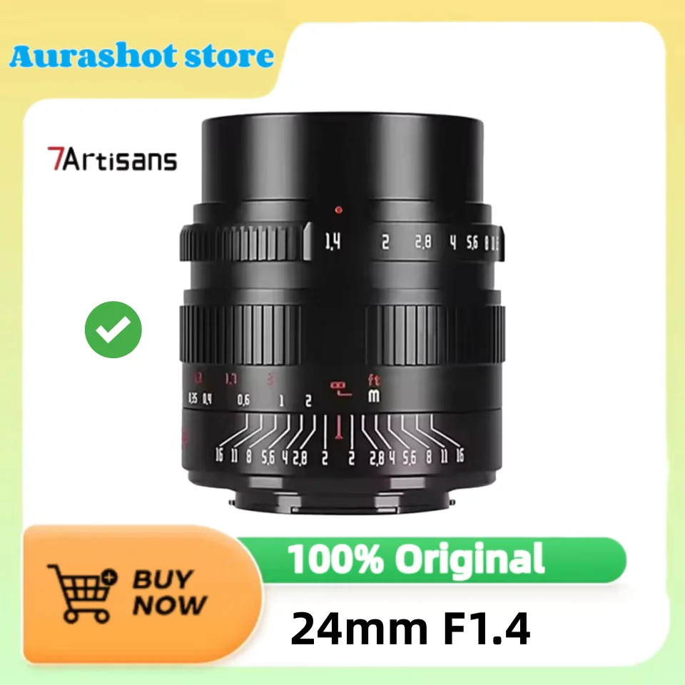 7artisans 24mm F1.4 APS-C 대구경 인문학용 렌즈 ( A7, 캐논 R6..