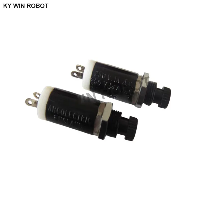 

1pcs/lots Imported UK Round Pushbutton Switch 1A250VAC 2-pin reset switch Normally Closed