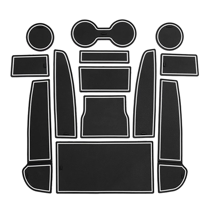 

13 шт./набор, Нескользящие Коврики для автомобиля Tesla Model 3 2017-2021