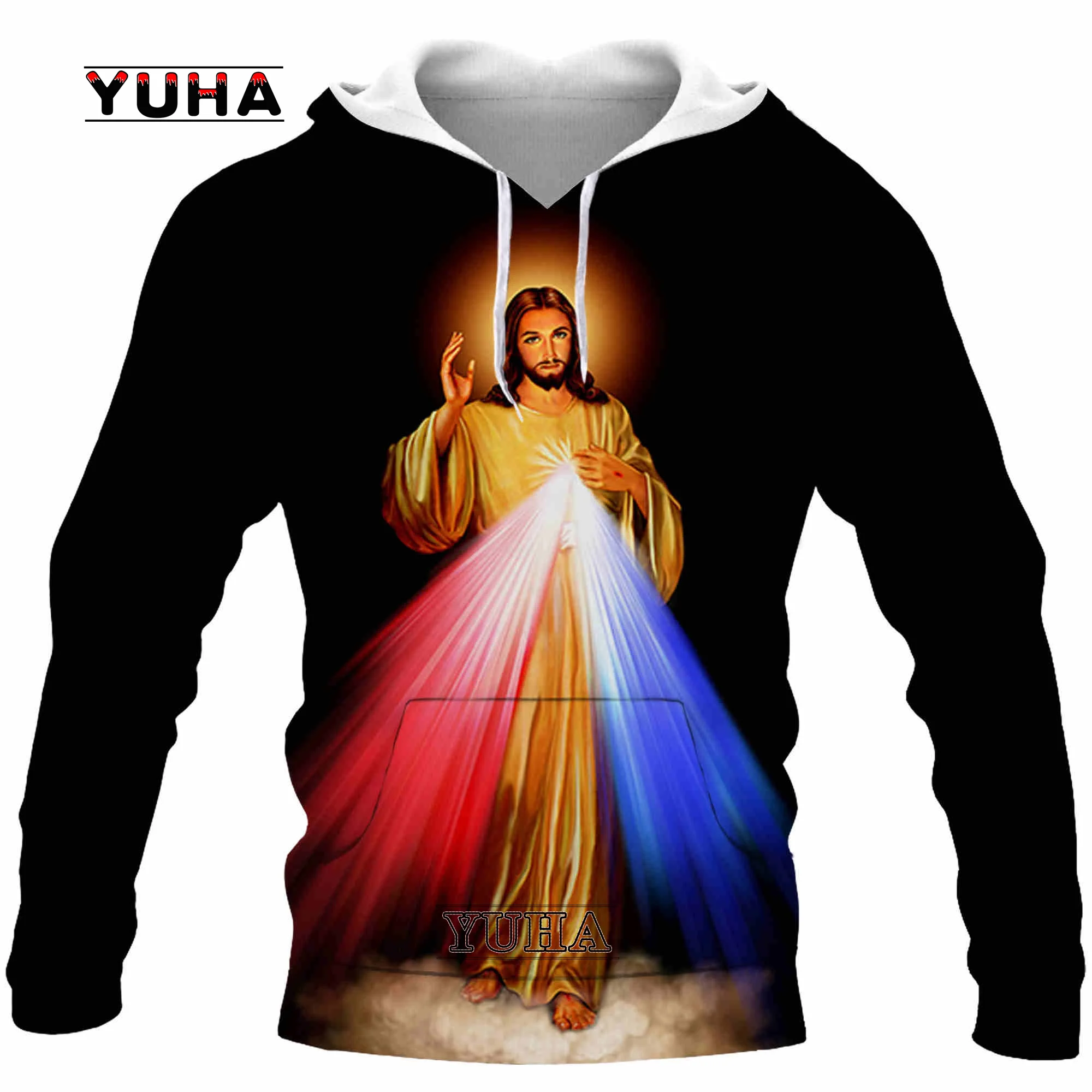 

Christian 3DPrinted spring and autumn Style Men/Women Fashion Jesus Hoodie Harajuku Casual Long Sleeve Sweatshirt Men's Clothing