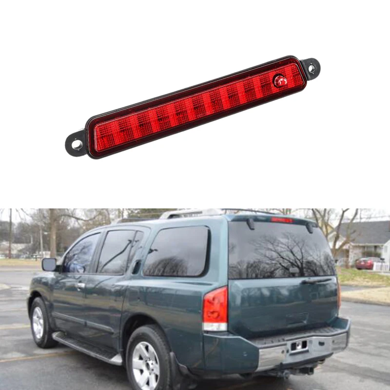 

For Nissan-Armada Infiniti QX56 High Mount Rear Third Brake Light Stop Lamp 26590-7S000