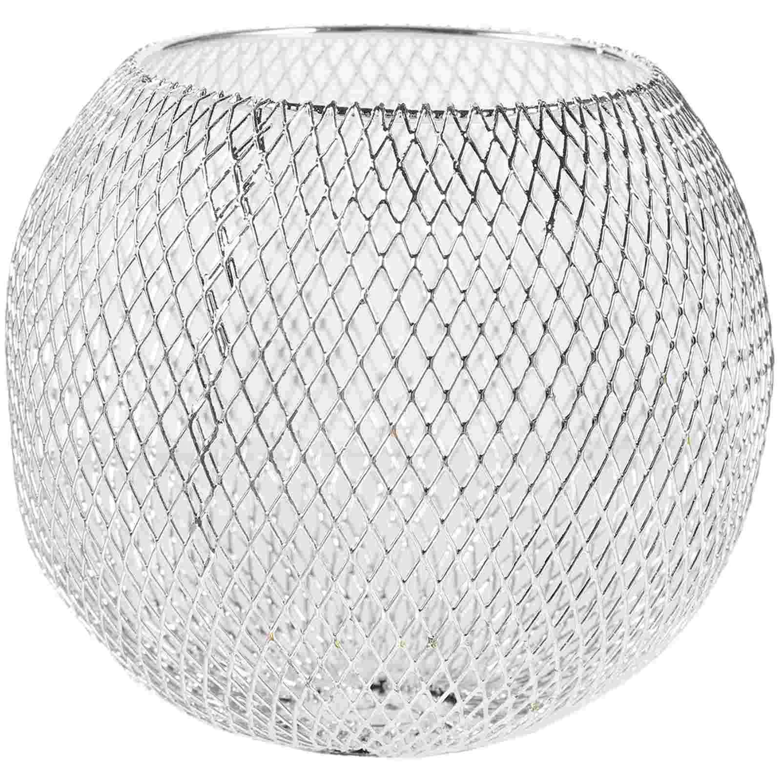

Wrought Iron Lampshade Shades Light Bulbs for Hanging Pendant Metal Baby Cage Guard Lighting Accessories
