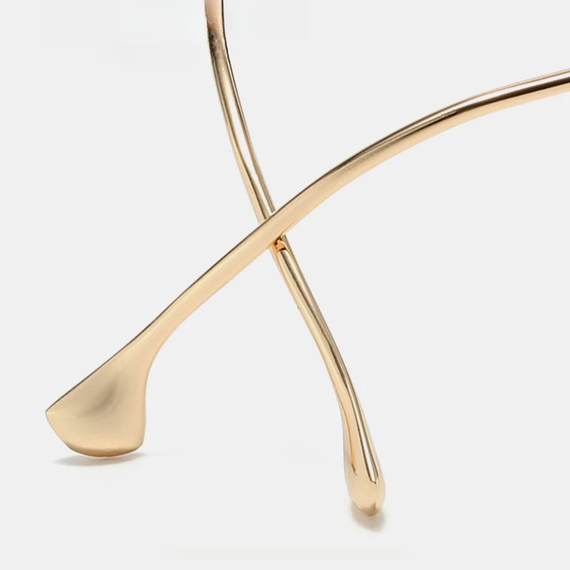Timeless Gold Aviator Sunglasses with Dark Lenses - Stylish Double Bridge UV Protection