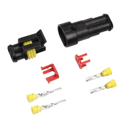5 Sets Waterproof Electrical Wire Connector Plug - 5Sets (2Pin)