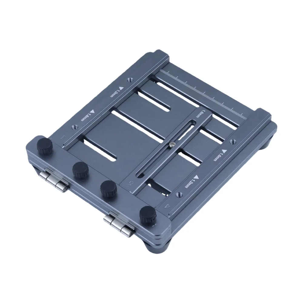 New Version CNC Solder Paste Stencil Fixture - Mini Steel Stencil Printing Jig for PCB Assembly (Supports Double-Sided SMT)