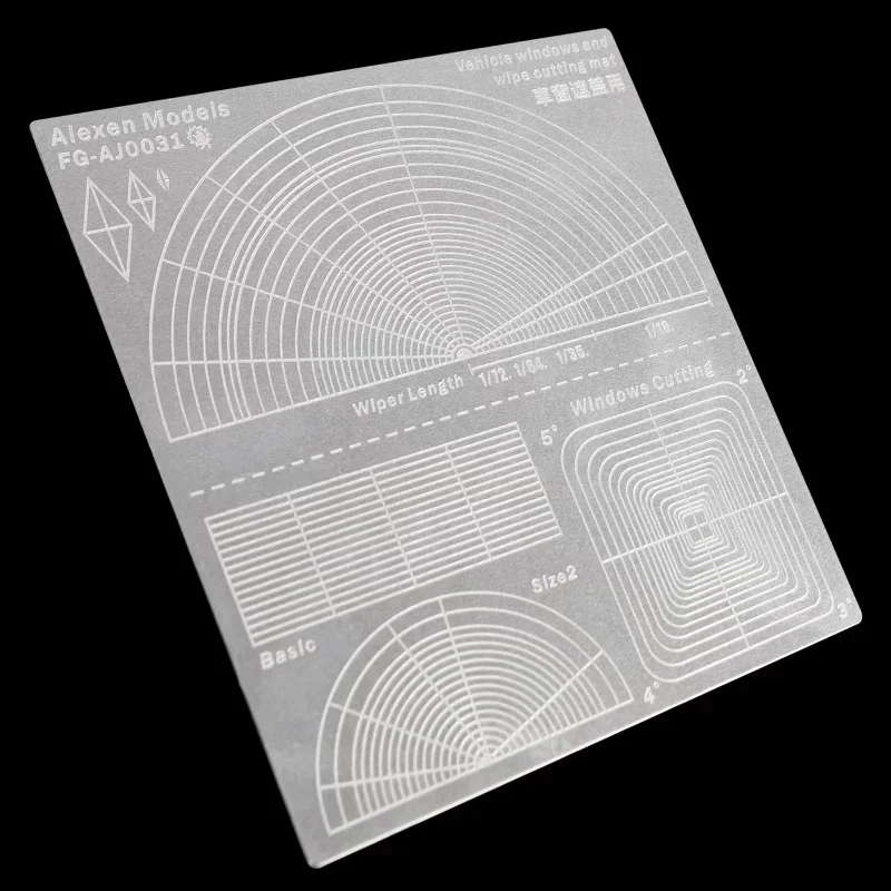 Alexen AJ0031 Metal Cutting Mat Mud Splash Window Wiper Cover Assembly Model Building Tools for Military Model DIY Accessories model tools model building parts