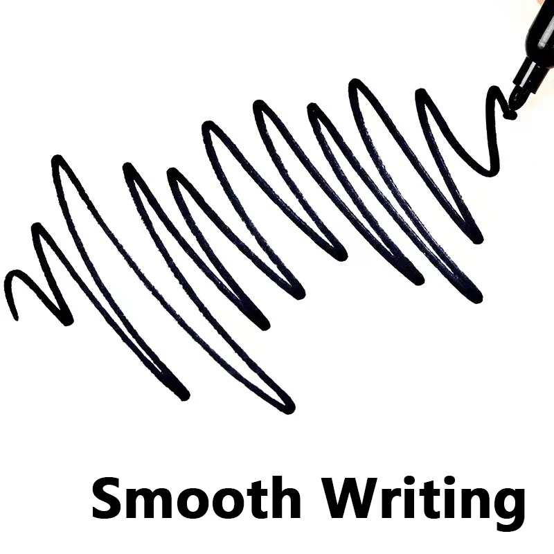 3/60Pcs 방수 오일 기반 영구 마커 펜 금속 유리 문구 미술 학교 용품에 대한 빠른 건조 검정 파란색 빨간색 잉크