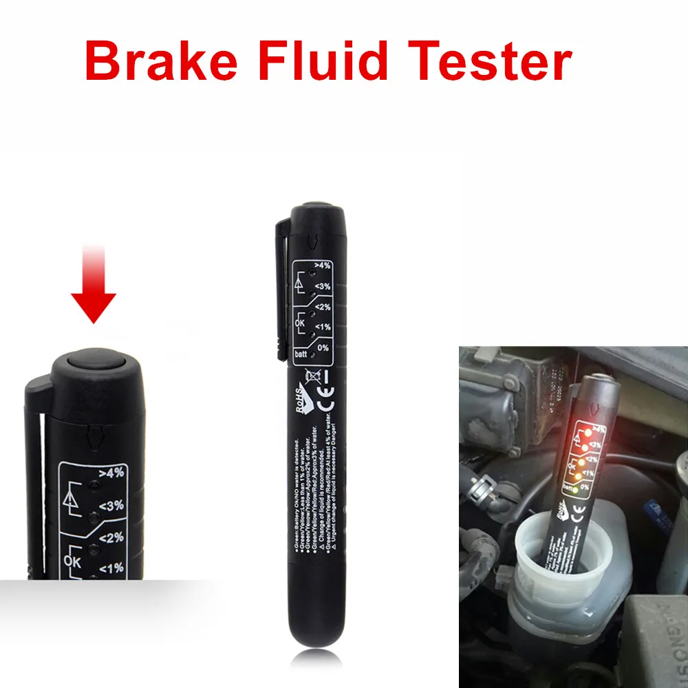 UniversalPortableBrakeFluidDiagnosticPenwithLEDLightTesting