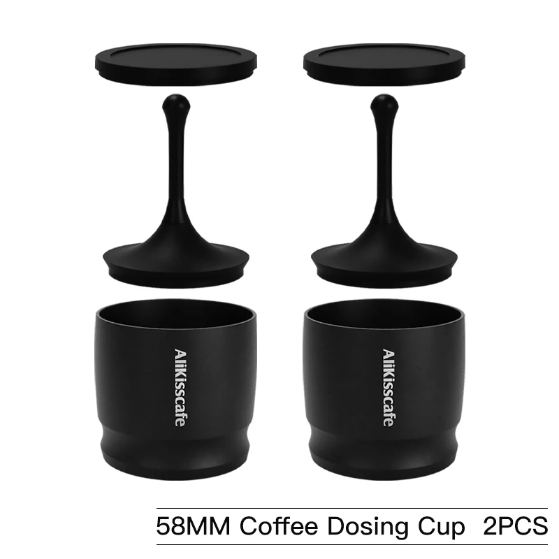 موزع قهوة اسبريسو احترافي 58 مم - أداة توزيع وتجان...