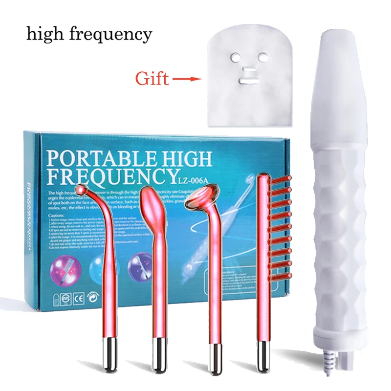 High Frequency Facial Machine Electrode Wand Electrotherapy Glass Tube
