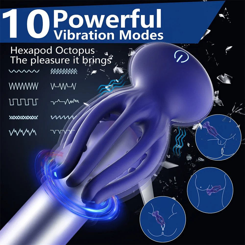 Vibrating Male Masturbator Glans Vibrator Electric Penis Massager Delay Trainer Exerciser Vibrations Stimulator Adult Sex Toy