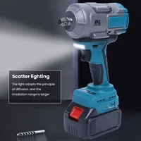 Clé à chocs électrique sans fil 3000N.m 1/2 ", clé électrique sans balais à vitesse variable, outil électrique pour batterie Makita 18-21V 3