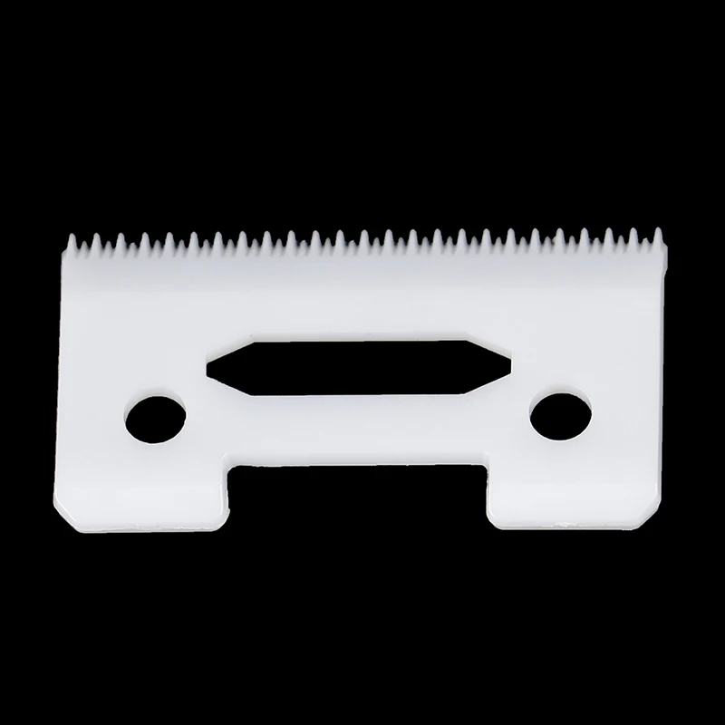 Hair Clipper Blade 2-Hole Stagger-Tooth Ceramic Movable Cordless Replaceable for Wahl Shear