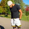 Anime Gym 2 in 1 Shorts for Men Quick Dry Breathable Mesh Performance Shorts Summer Sports Fitness Workout Jogging Short Pants 3