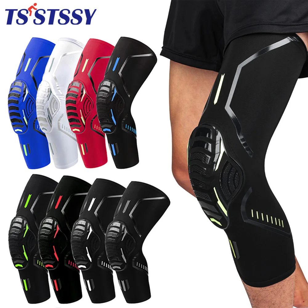 1Pair Sports Compression Knee Brace Sleeves Crashproof Elbow Pads for Adult Kids Volleyball Basketball Football Climbing Riding