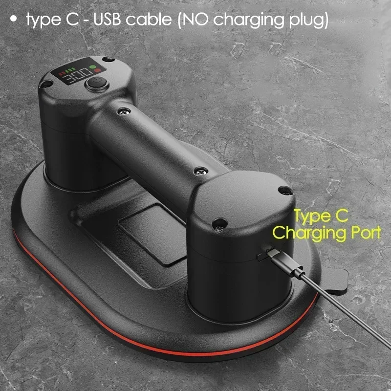 Industrial Grade Electric Vacuum Suction Cup 300KG Bearing Capacity Vacuum Sucker Glass Ceramic Tiles Metal Plate Suction Lifter