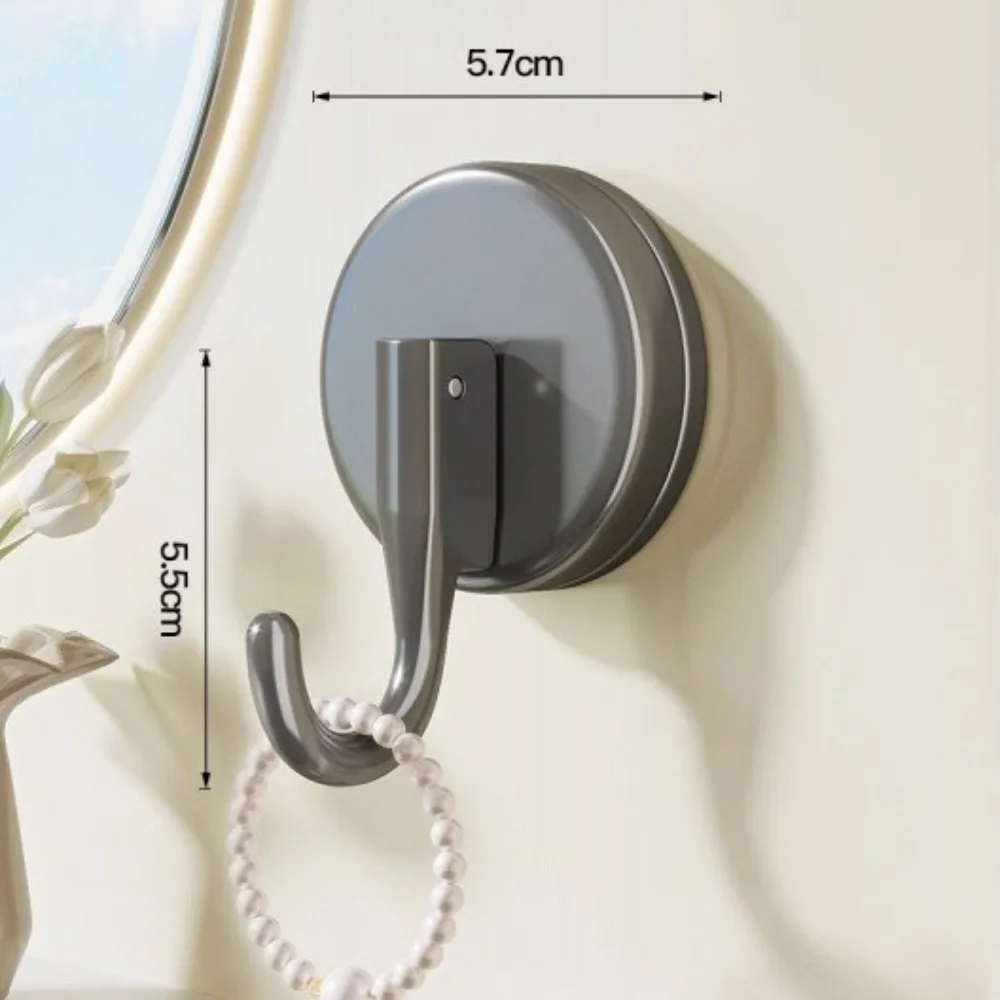 Suction Cup Traceless Hook Reusable Punch-Free Towel Wall Hook Multifunction Detachable Bathroom Storage Rack Kitchen Gadgets