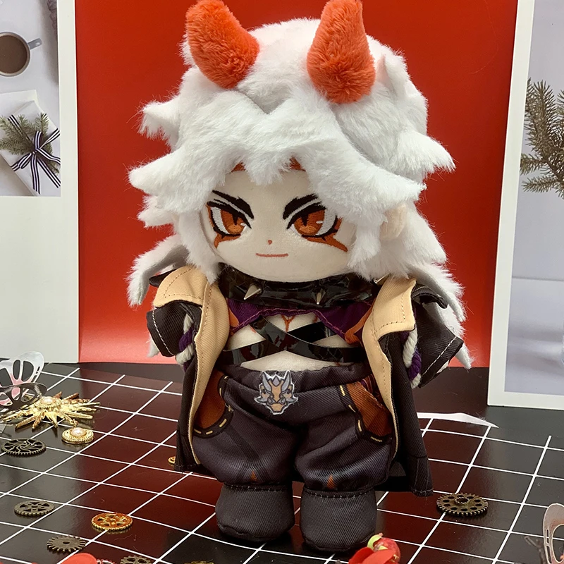 

20cm Anime Figure Genshin Impact Arataki Straight Arataki Itto Soft Stuffed Plush Doll Venti Xiao Plushie Change Clothes Toy