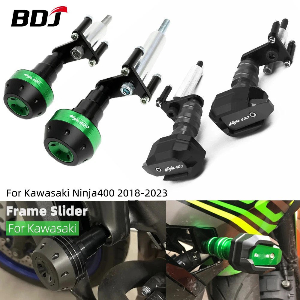 Kawasaki ZYAKOMO CNC Motorcycle Frame Sliders Crash Pad Falling