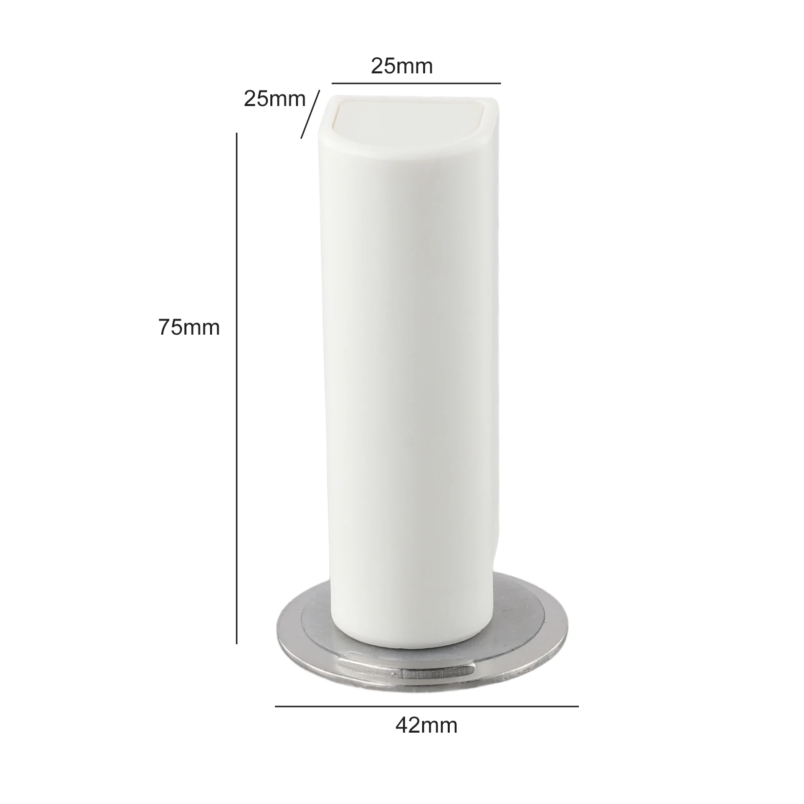 1pc Magnetic Door Stopper Suction Door Holder 75*25mm Stainless Steel For Home Improvement Home Decoration Accessories magnetic door stopper