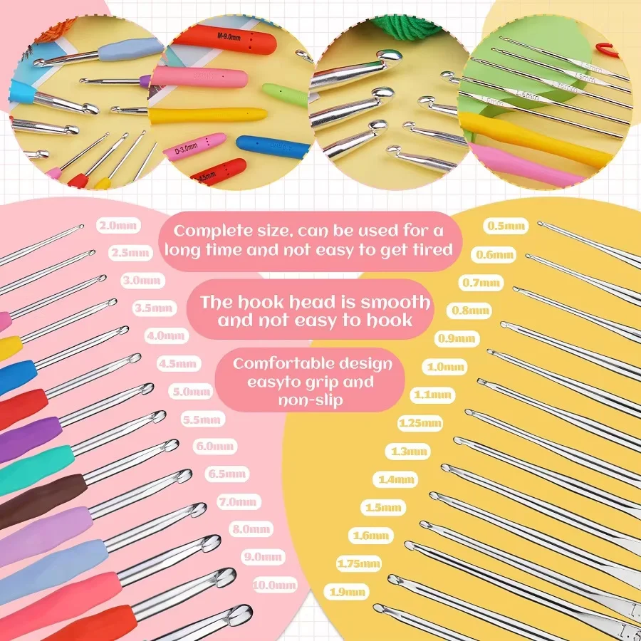 Crochet Starter Set 122pcs 4