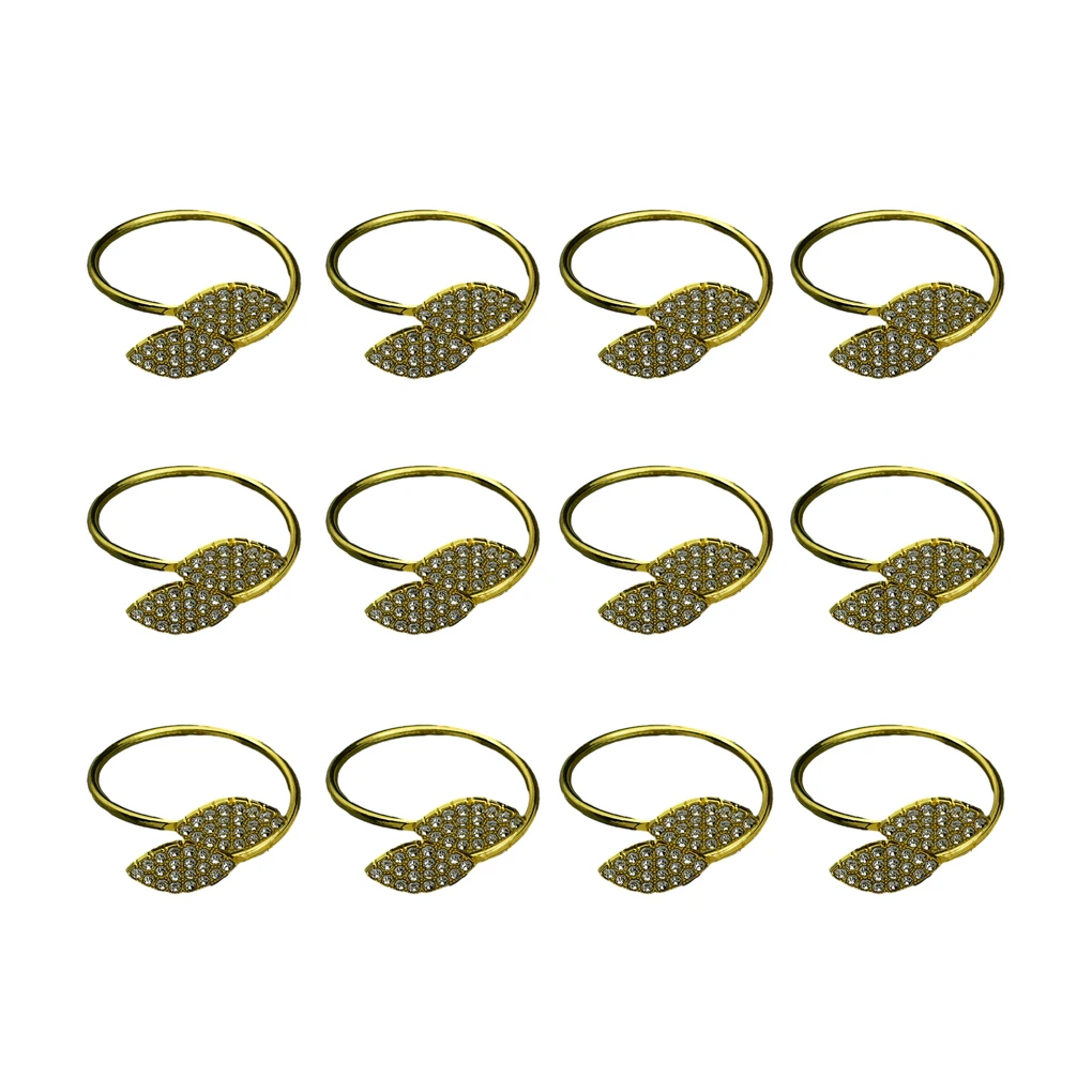 

Свадебное кольцо для салфеток, украшение для свадебной церемонии, 12 штук