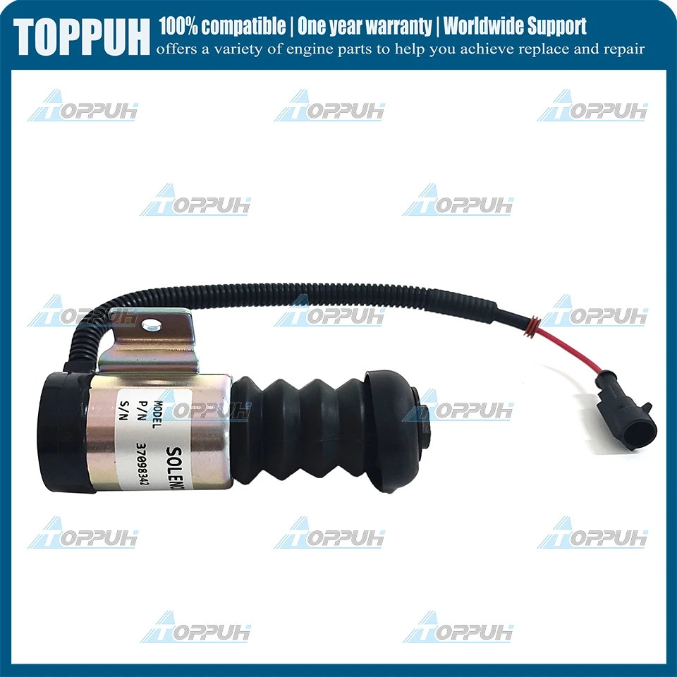 12V Engine Stop Solenoid 37098342 For Motorpal OJSC D-260 D-245 4722 0000 0013