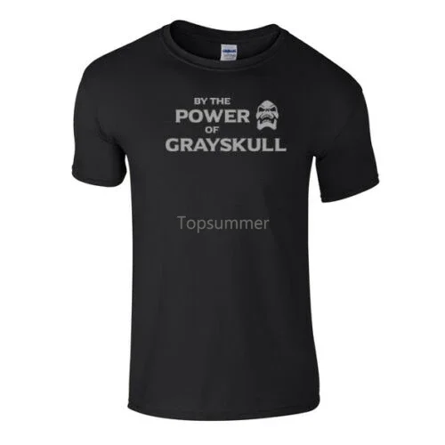 

Power Of Grayskull He Man Masters Of The Universe Inspired Mens T-Shirt Top