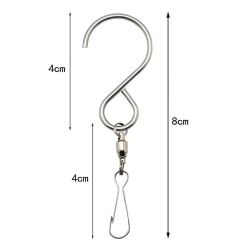 YUXIANLB Ganci Girevoli Confezione Da 10 Ganci Da Appendere Per Girandola Per Esterni Campane A Vento Girelli Di Cristallo Ganci Rotanti Per Esposizione Forniture Per Feste