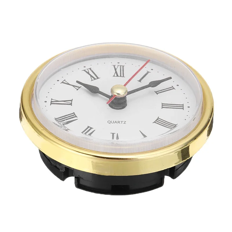 Classic Clock Craft Quartz Movement 2-1/2" (65mm) Round Clocks Head Insert Roman Number Mayitr Little clock Wall Clock Movement Quartz Clock Movement