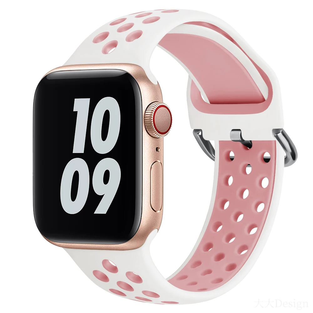 ตัวเลือกสินค้า สายซิลิโคนกันน้ำสำหรับ Apple Watch ทุกรุ่น