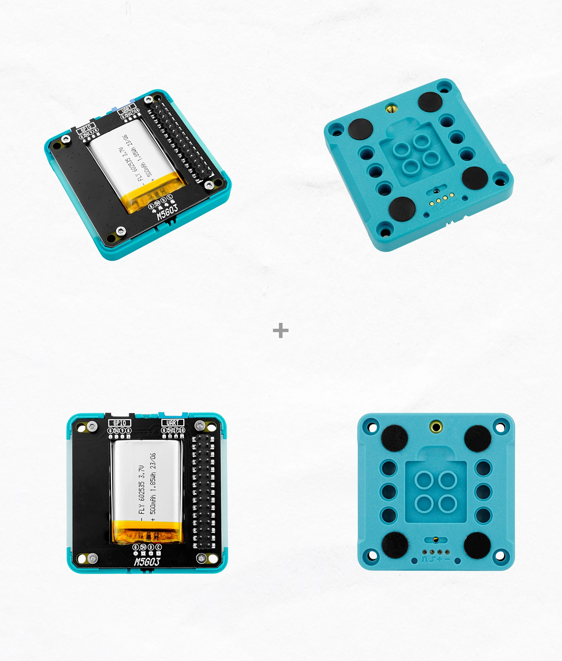 Official M5GO Battery Bottom3 (for CoreS3 only)