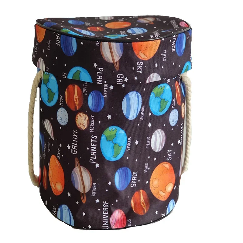 Children's Quick Storage Bucket Toy Organizer Fabric Lego Block Storage Bag Non-toxic Safe Solutions For Kids 3