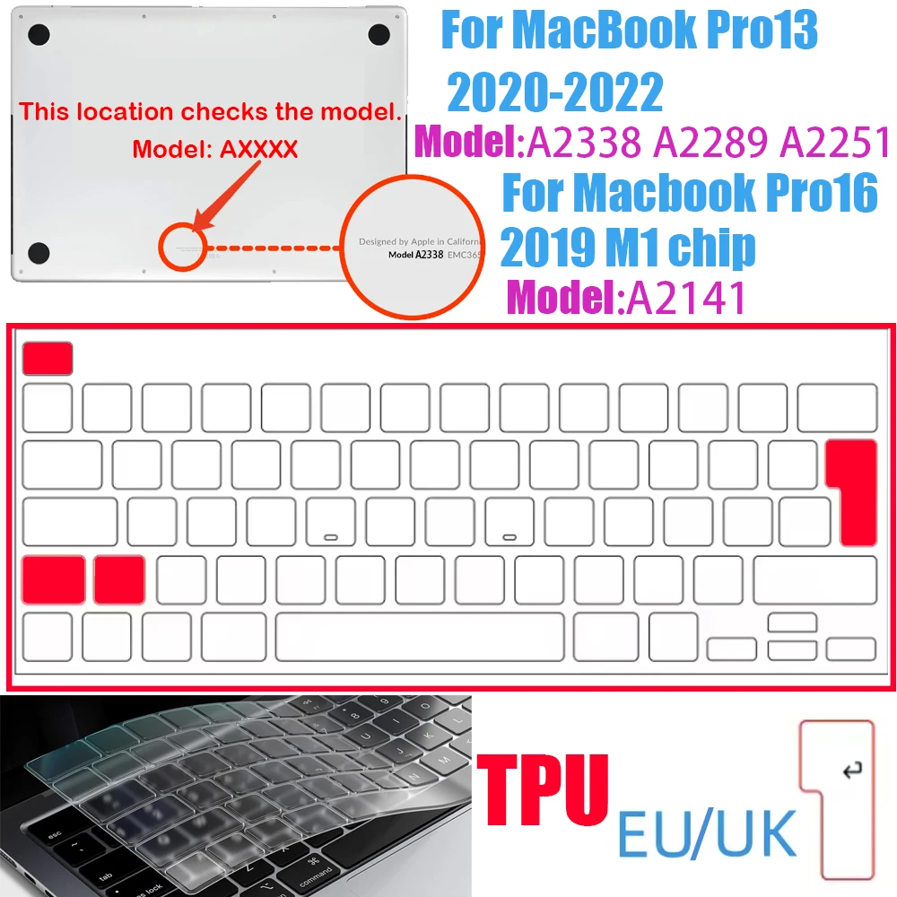 Feather-Light Ultra-Thin TPU Keyboard Cover