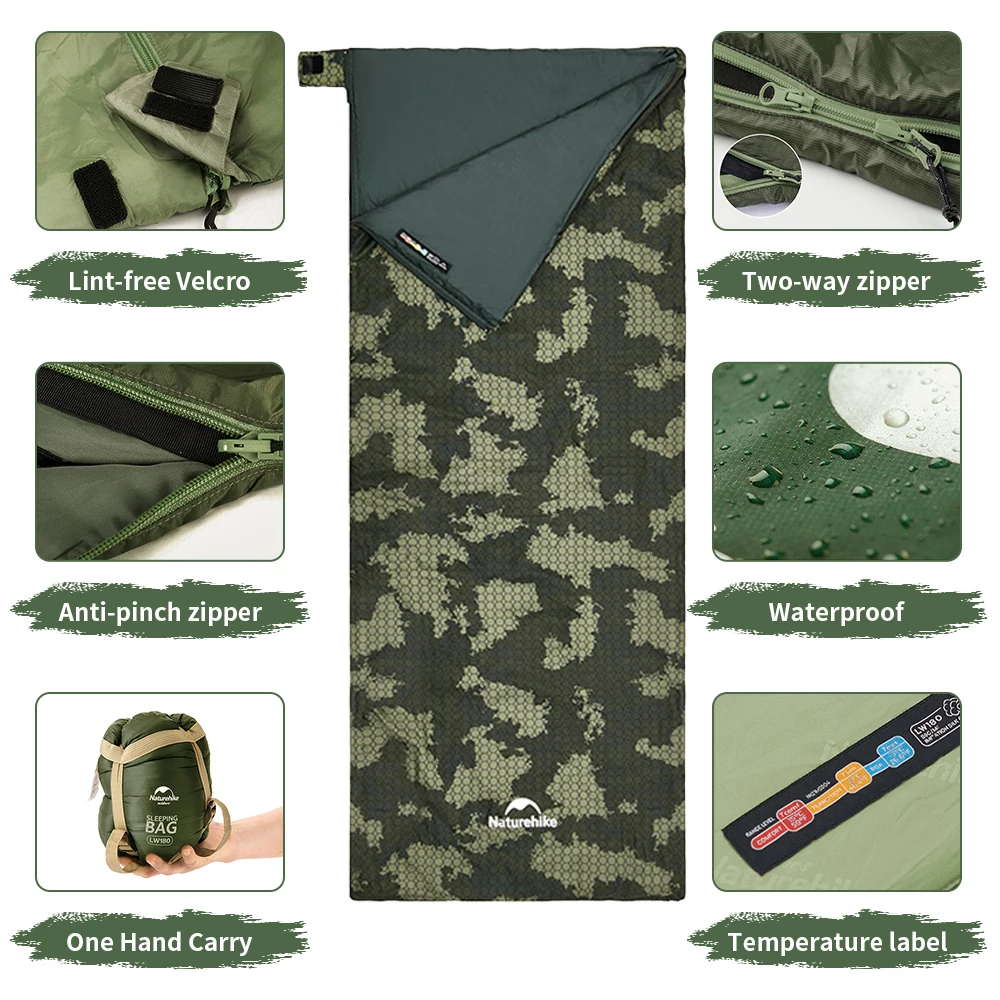 Naturehike Camo Sleeping Bag 5