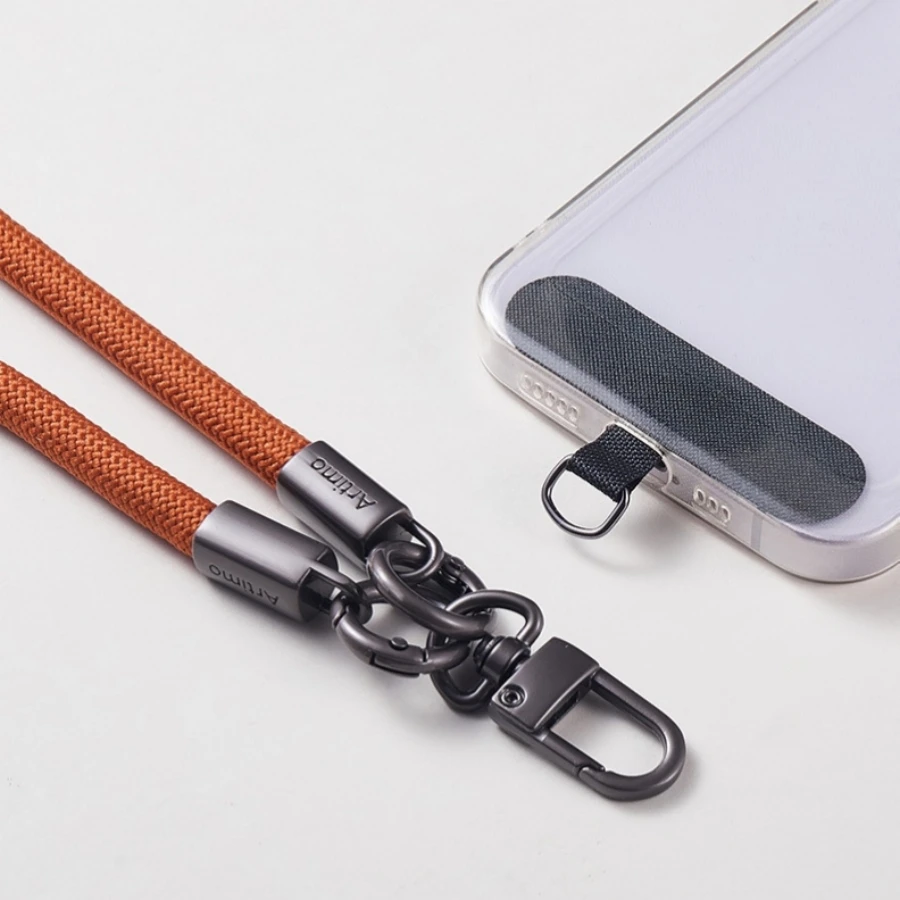 Universal Anti-Lost Woven Rope Phone Lanyard with Detachable Crossbody Neck Strap