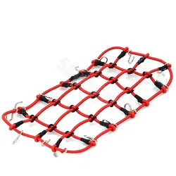 Universal RC Car Accessory Set: Simulated Suitcase & Shovel Collection (6 Pieces) (Luggage Net Red)